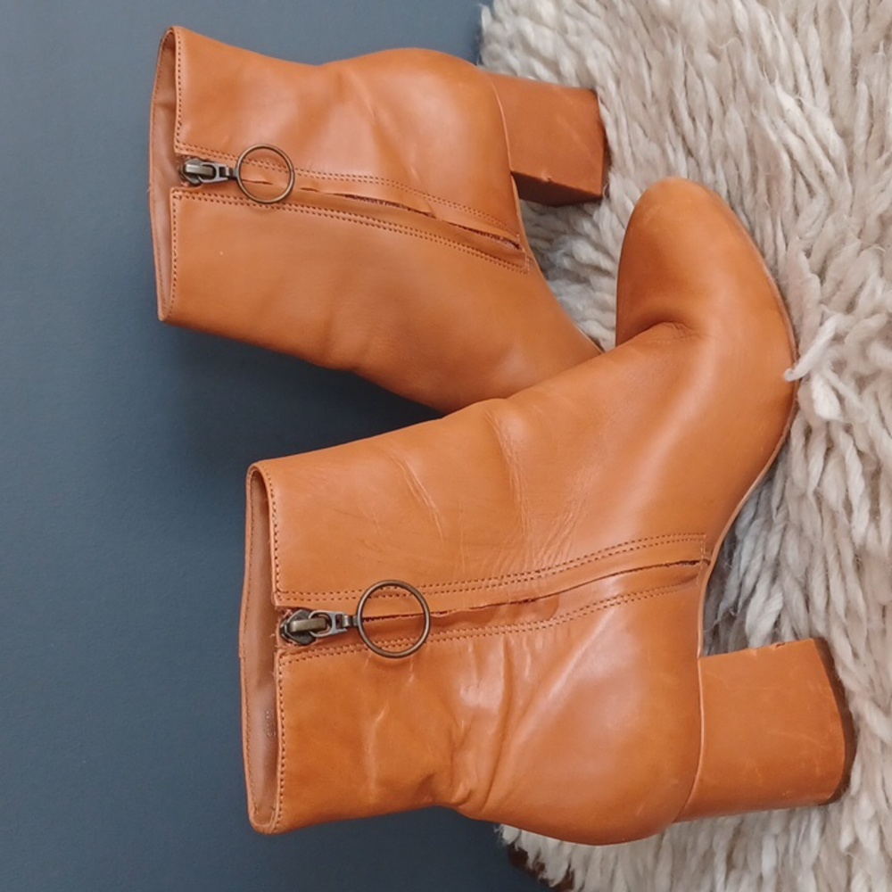 Able Leather Booties - image 5
